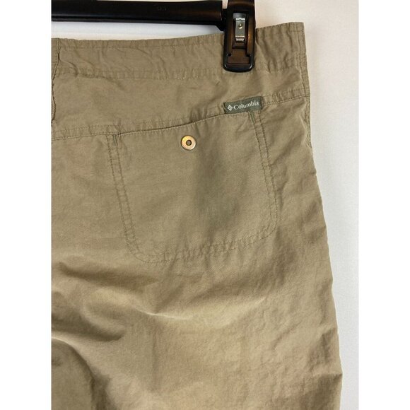 Columbia Sportswear Women's Tan Neutral Cargo Capri Hiking Pants Size S - Picture 7 of 10